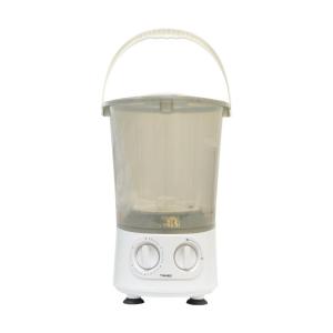 【在庫有・即納】 サンコー お湯が使えるコンパクト洗濯機「バケツランドリー」SBTMNWMB　バケツウォッシャー 別洗い