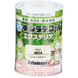 大阪ガスケミカル 水性キシラデコールエクステリア 0.4L ワイス #814   高耐久 防腐 防カビ 防虫 カンペハピオ