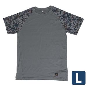 ストームクロス  半袖クルーネックシャツ 空自迷彩 Lサイズ 40710-KD Tシャツ ミリタリー 自衛隊 空デジ カモフラ