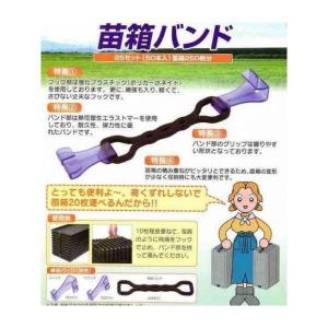 ホクエツ 苗箱バンド50本入り 苗箱 育苗箱 10枚 運搬 持ち運び 保管 長