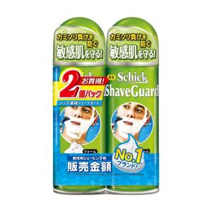 Schick シック 薬用シェーブガード シェービングフォーム 200g ダブルパック　シェービング剤 ムース 敏感肌｜daiyu8
