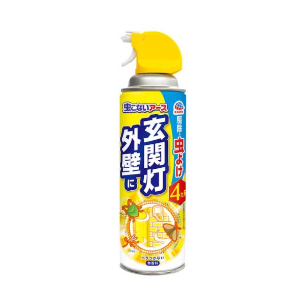 アース製薬 虫こないアース 玄関灯・外壁に 450mL　虫除け効果約4か月 屋外用虫よけ スプレー ...