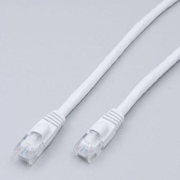 ELPA LANケーブル CAT6A 1M 朝日電器 【品番】 LAN-A601（W）