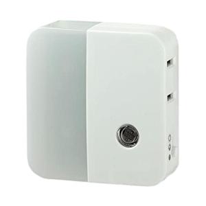 ELPA(エルパ) LEDセンサー付ライト コンセント差込タイプ(サービスコンセント付) ホワイト PM-LC201(W)｜daiyu8