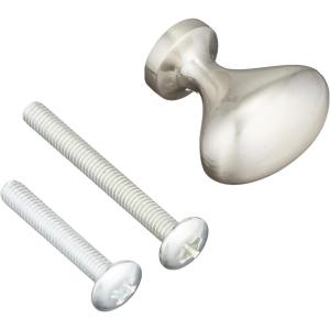 YAHATA 八幡ねじ ベスト 2317-S ツマミ サテンニッケル 24ミリ 0170-304 24mm 取っ手 ツマミ ノブ 家具用 工具金物 取り付け