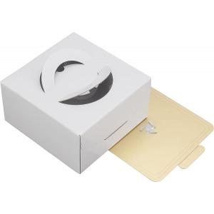 貝印 KAI ケーキ ボックス Kai House Select 18cm ホワイト 日本製 DL6342｜daiyu8