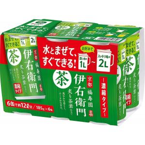 サントリー 緑茶 伊右衛門 炙り茶葉仕立て 濃縮タイプ 185g×6本｜daiyu8