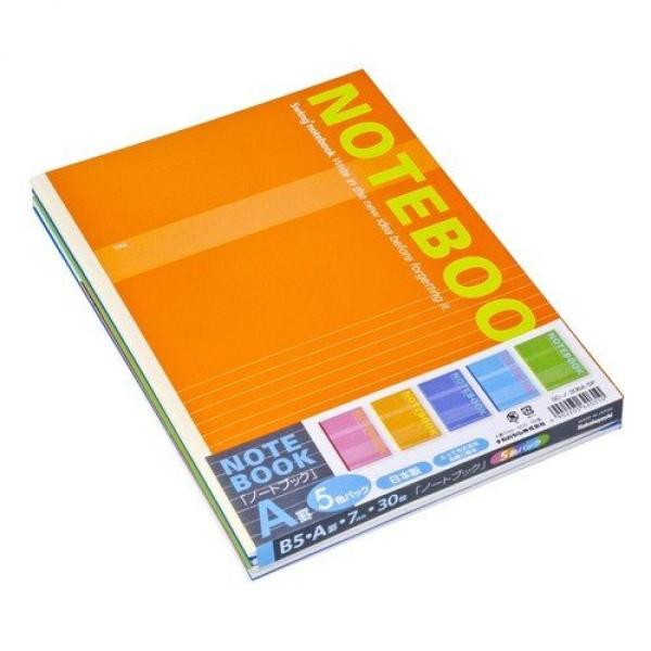 スングカラーノート５冊Ａ罫
