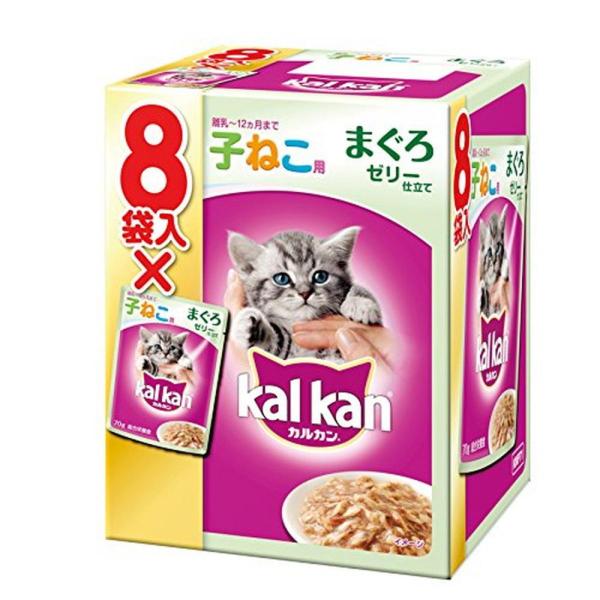 カルカン パウチ 12か月までの子ねこ用 まぐろ 70g×8袋入り [キャットフード]