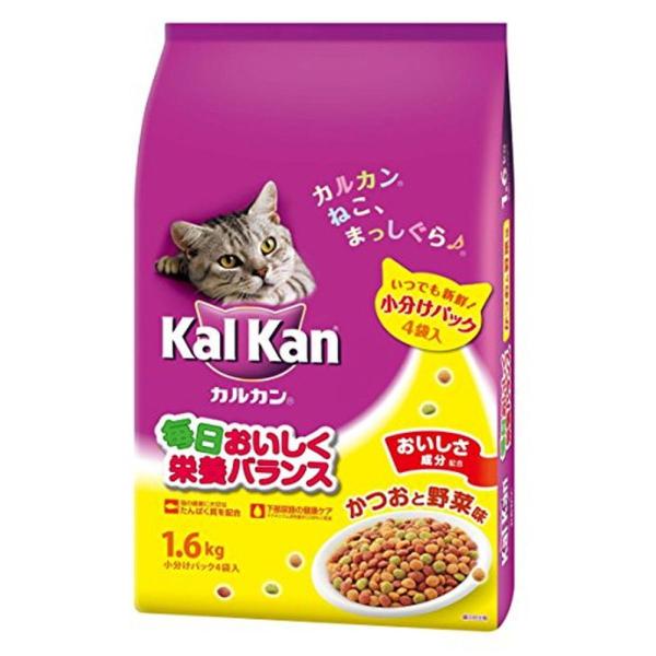 カルカン ドライ 成猫用 かつおと野菜味 1.6kg [キャットフード]