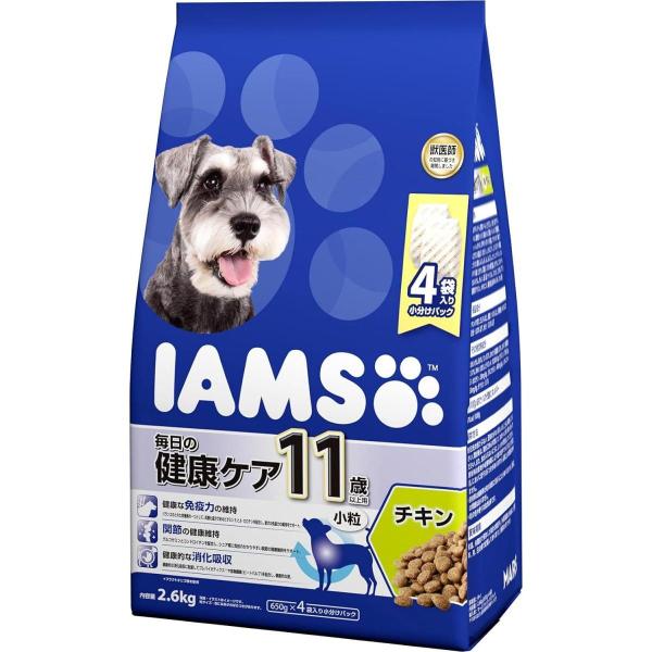 アイムス (IAMS) ドッグフード 11歳以上用 毎日の健康ケア チキン 小粒 2.6kg　シニア...