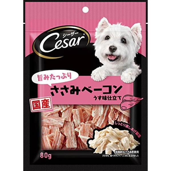 シーザー シーザースナック 旨みたっぷりささみベーコン 80g