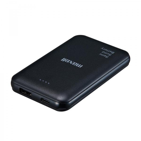 【在庫有】マクセル 半固体電池採用モバイル充電バッテリー 5000mAh ブラック MPC-CSSB...