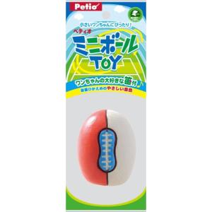 ペティオ Patio ミニボールTOY ラグビーボール 犬 いぬ イヌ ワンちゃん おもちゃ｜daiyu8