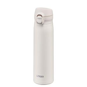 【在庫有・即納】タイガー魔法瓶 真空断熱ボトル 0.5L MKR-W050WR シェルホワイト　保温 保冷 ワンプッシュ パッキン一体型せん