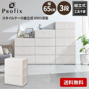 天馬 プロフィックス スタイルケース組立式 6504深型 ホワイト 