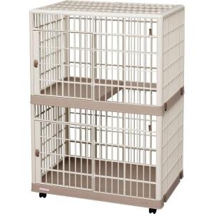 ブランド] Wag スリム キャットケージ 2段 ホワイト : 雑貨屋