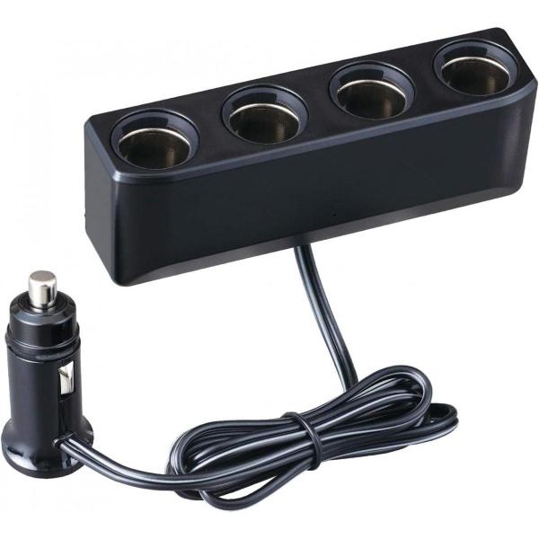 セイワ SEIWA フィットコードソケット4 F317 ブラック 1ｍ ダブル抜け防止機能 ソケット...