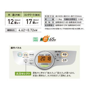 【在庫有・即納】コロナ CORONA 石油ファ...の詳細画像2