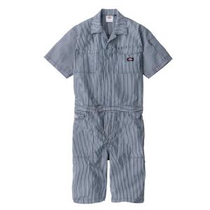Dickies（ディッキーズ） 半袖 つなぎ（インディゴ/XS）作業着 ワーク