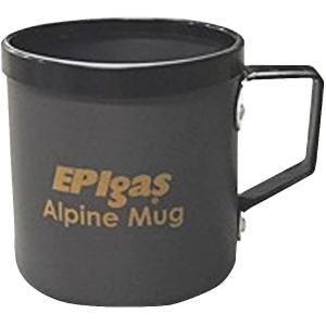 イーピーアイガス (EPIgas) アルパインマグカップ Ｍ ブラック C-5133  アウトドア キャンプ マグ 登山｜daiyu8