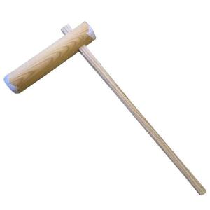 杵 丸型2.5寸 餅つき杵 ・材質 けやき(樫柄付) ・柄長さ90cm ・重さ約