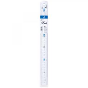 シンワ測定 13341 直尺 タフホワイト 15cm JIS適合品・青数字入