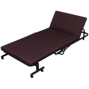 【I】 【代引不可】 アイリスオーヤマ 折りたたみベッド  OTB-BR【北海道・沖縄・離島不可】