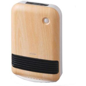 【売切り終了】 アイリスオーヤマ 人感センサー付き大風量セラミックファンヒーター 木目調 薄木目 JCHM-12TD4-NTM（ KJCHM-12TD3-T ）　JCH-12TD