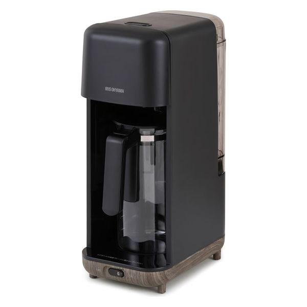 アイリスオーヤマ ドリップ式 コーヒーメーカー ブラック CMS-0800-B コーヒーカップ6杯分...
