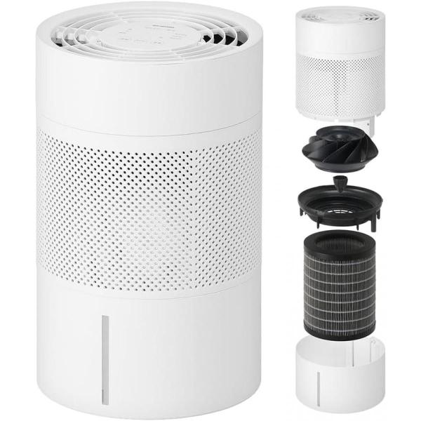 【在庫有・即納】アイリスオーヤマ 加湿器 気化式 加湿量 550ml タンク容量 4L 分解丸洗い ...