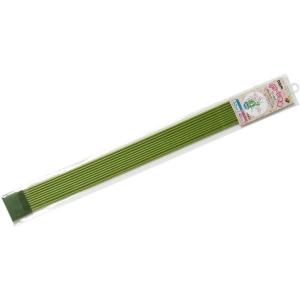 DAIM(第一ビニール) グリーン鉄線 (10本入りパック) 直径3.2mm×90cm