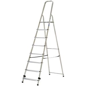 脚立 L80-6 上枠付踏み台 6段 128cm 耐荷重150kg 幅広ステップ 工具
