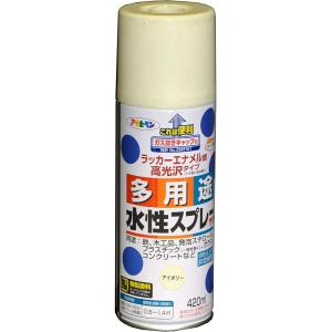 アサヒペン 水性多用途スプレー 420ML   アイボリー