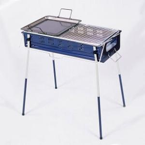 グリーンライフ CB-650ST2(BL) 炭たしカンタン バーベキューコンロ BBQ アウトドア レジャー キャンプ