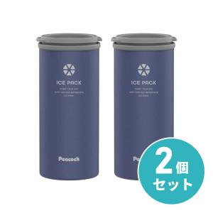 【在庫有・即納】【在庫有・即納】 まとめ買いピーコック アイスパック(布氷のう) ABC-50 ネイビー(AK)×2セット　携帯 保冷 氷嚢 氷のう
