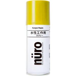 カンペハピオ 工作用塗料ヌーロスプレー 黄色 100ml 透明 クリア 水性 屋内外用 ホビー用