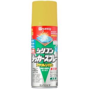 カンペハピオ 木部鉄部用  油性シリコンラッカースプレー ゴールド 420ml アクリルシリコン 金