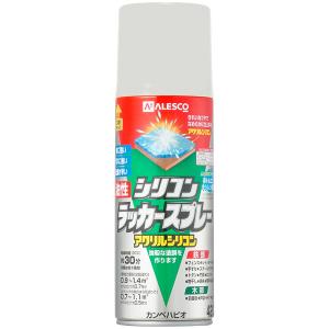 カンペハピオ 木部鉄部用  油性シリコンラッカースプレー シルバーグレー 420ml アクリルシリコン