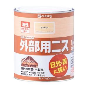 カンペハピオ(Kanpe Hapio) 油性外部用ニス 1.6L とうめい　高耐久