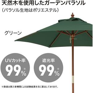 タカショー Takasho 日よけ ウッドパラ...の詳細画像2
