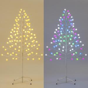 タカショー イルミネーション 彩プレミアム TOKKAツリー M LGT-T02MCM クリスマスツリー LED 150cm 低電力 点灯 パターン 屋内 屋外｜daiyu8