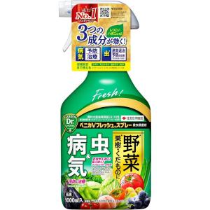 【送料無料】ベニカVフレッシュスプレー 1000ml 住友化学園芸 病気 予防 治療 虫退治 殺虫殺菌剤｜daiyu8