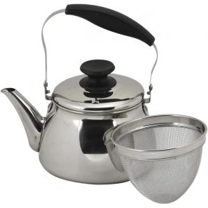 ベストコ マイティネオ ステンレス製広口ケトル 1.6L(茶こしアミ付) ND-9441　やかん｜ダイユーエイト.com