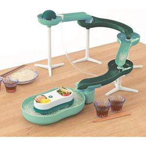 パール金属 流麺 スライダーそうめん流し器（ミントグリーン）D-6669