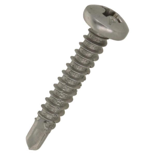 八幡ねじ ステンなべドリルねじＰ（半箱）4X25mm 250入 ステンレス