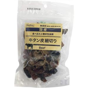 ペットプロ 犬用 おやつ 国産 無添加 牛タン皮細切り 50g ごほうび ジャーキー イヌ いぬ｜daiyu8