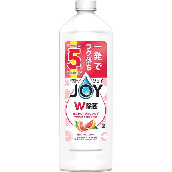 P&amp;G joy 除菌ジョイコンパクト フロリダグレープフルーツの香り 詰め替え 特大670ｍl ボト...