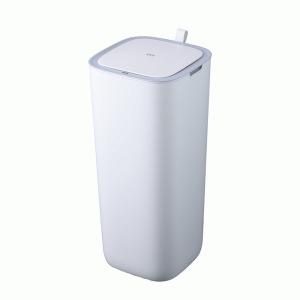 【在庫有・即納】EKO モランディ プラスチックセンサービン 30L ゴミ箱 ホワイト センサー式開閉 EK6288-30L-WH 270x270x590mm ダストボックス｜daiyu8