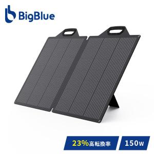 BigBlue ソーラーパネル 100W SP100 B420 充電 バッテリー 停電